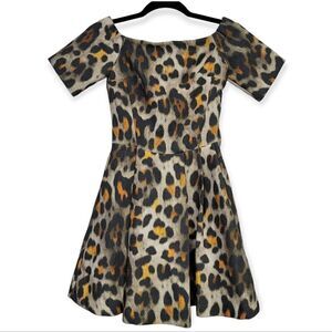 H&M animal print dress
